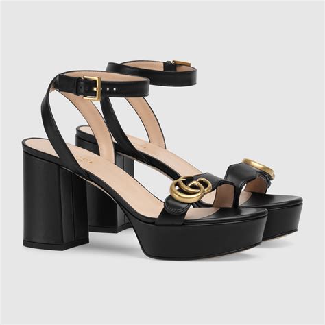 sandalias gucci plataforma|gucci women's sandals.